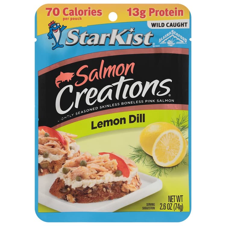 Starkist Salmon Creations Salmon Skinless Boneless Lemon Dill