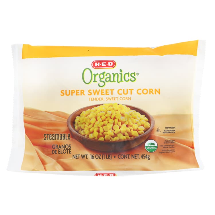 H-E-B Organics  Steamable Super Sweet Corn