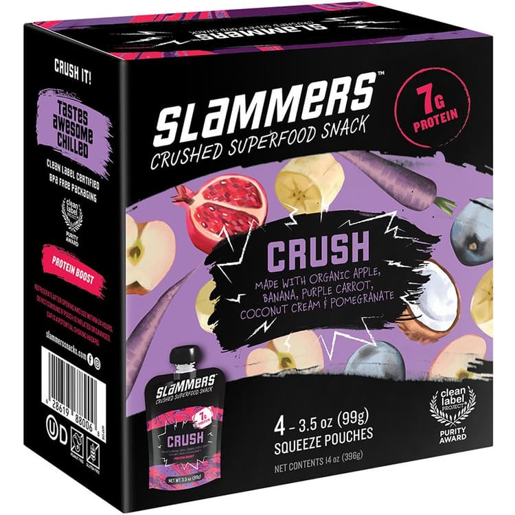 Kids Gourmet Organic Slammers Crush Superfood Snacks
