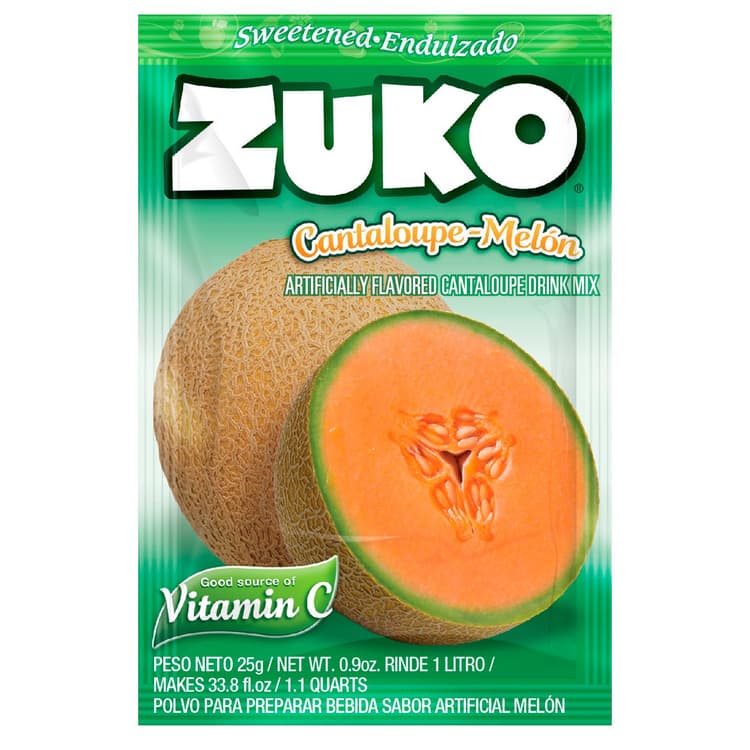 Zuko Melon Cantaloupe Drink Mix