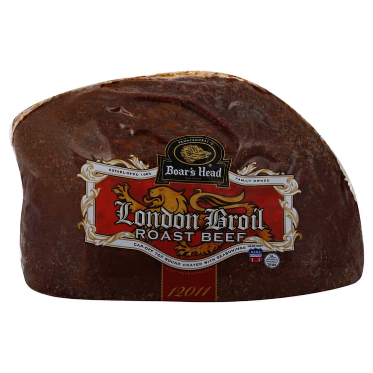 Boar'S Head London Broil Top Round Oven Roasted Beef
