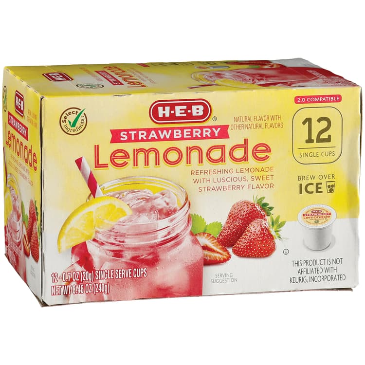 H-E-B Strawberry Lemonade Single Serve