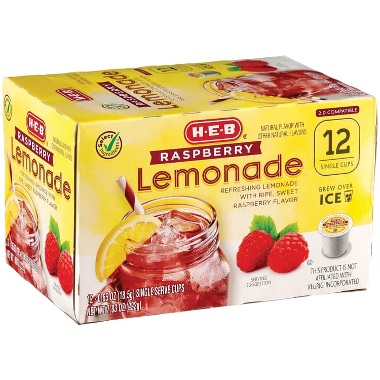 H-E-B Raspberry Lemonade Single Serve
