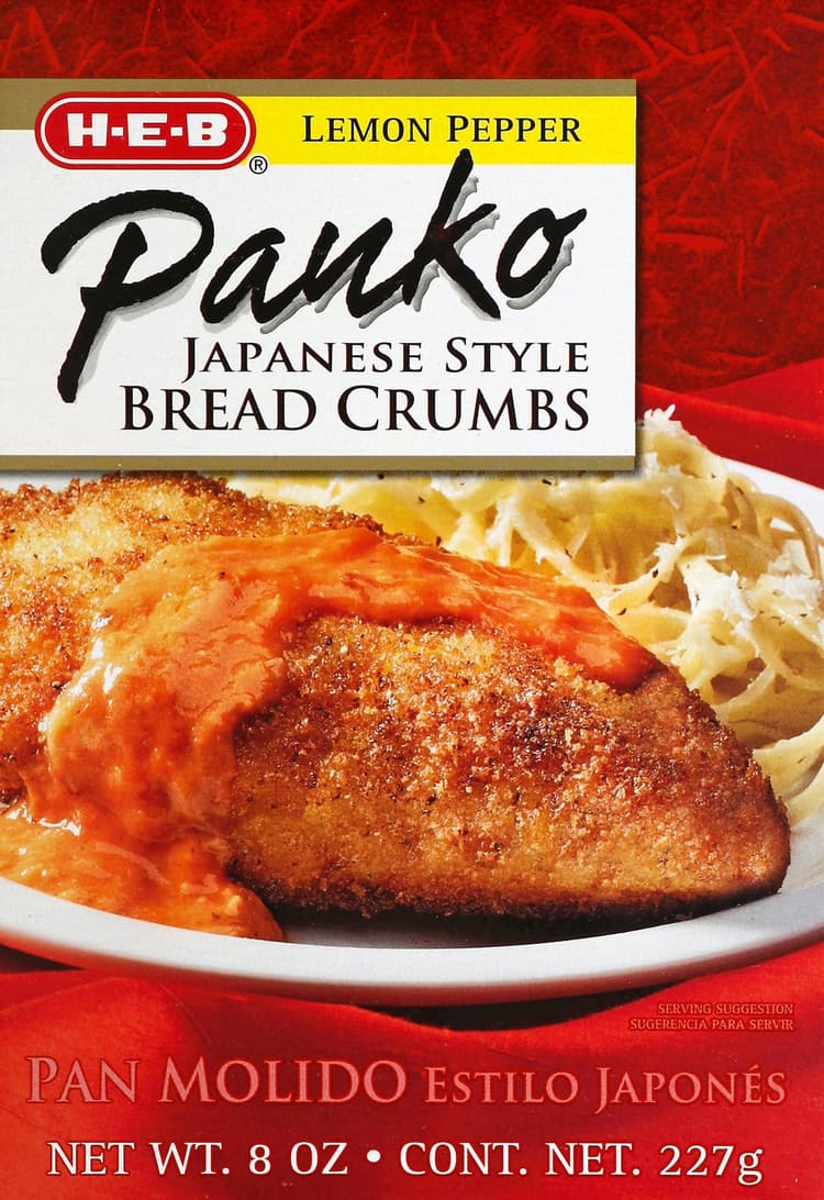H-E-B Lemon Pepper Panko Japanese Style Bread Crumbs
