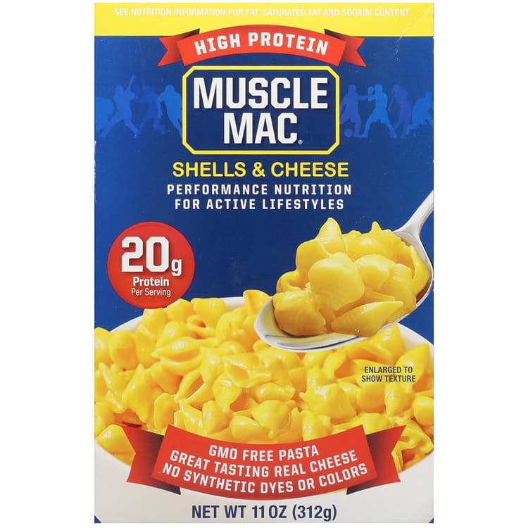 Muscle Mac High Protein Shells And Cheese