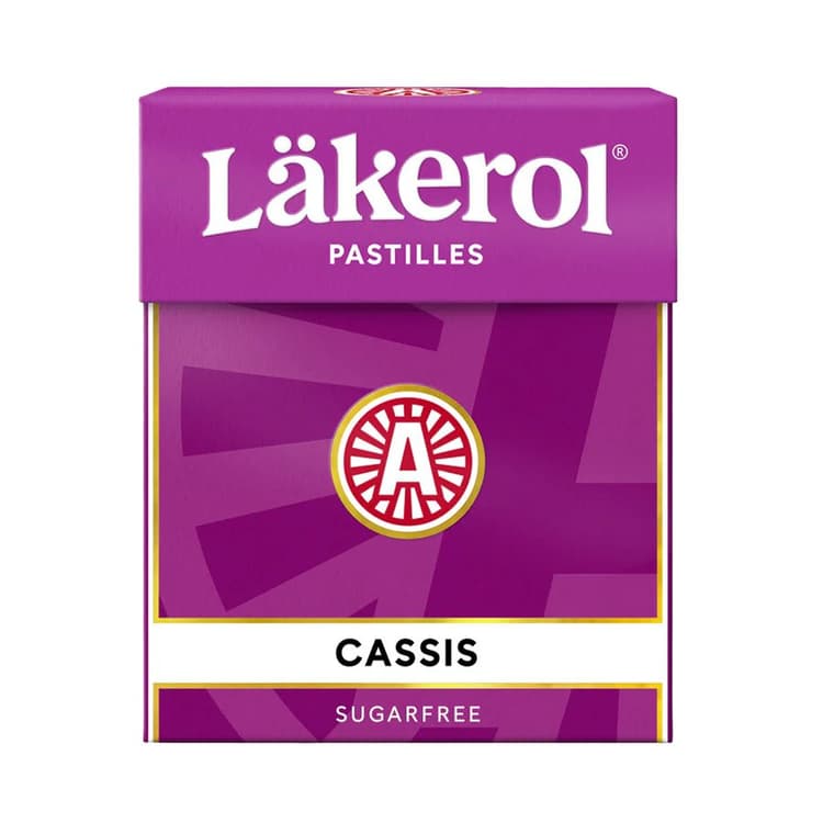 Lakerol Sugarfree Pastilles Black Currant Cassis