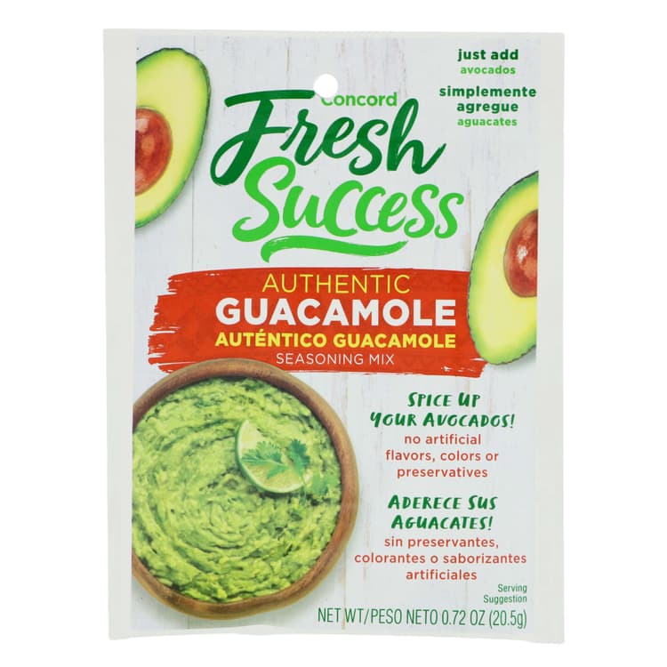 Concord Foods Guacamole Mix Authentic