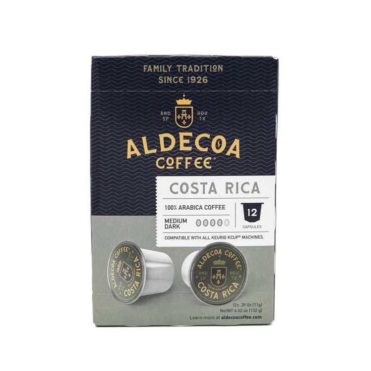 Aldecoa Costa Rica Medium Roast Single Serve Coffee K