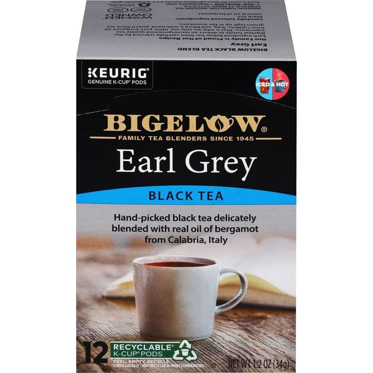 Bigelow Earl Gray Black Tea Single Serve K