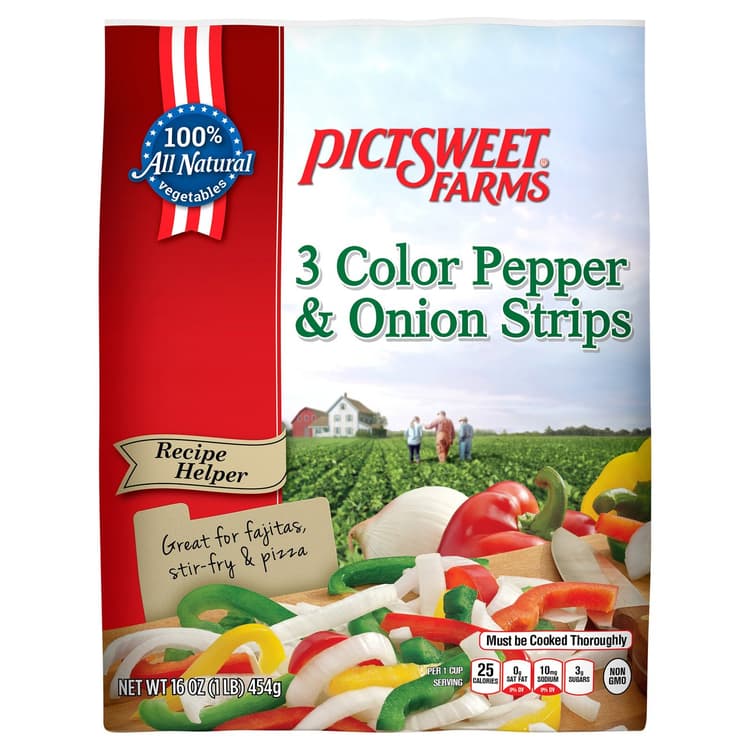 Pictsweet Farms Pepper 3 Color & Onion Strips Recipe Helper