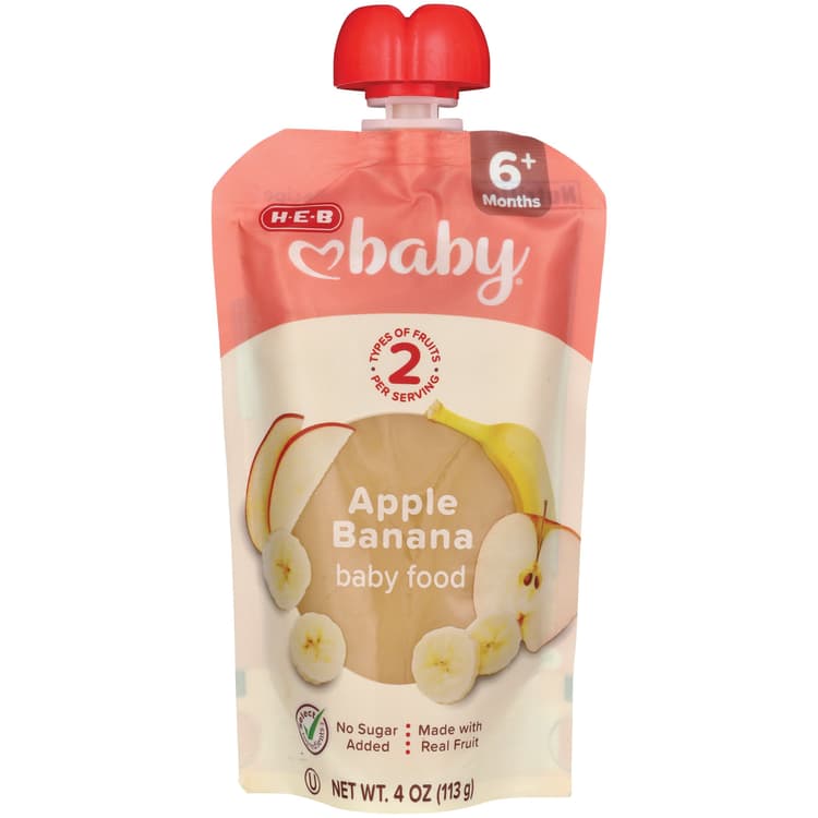 H-E-B Baby Food Pouch – Apple & Banana