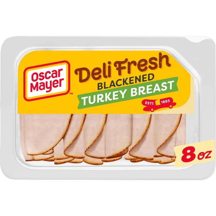 Oscar Mayer Deli Fresh Blackened Sliced Turkey Breast Lunch Meat