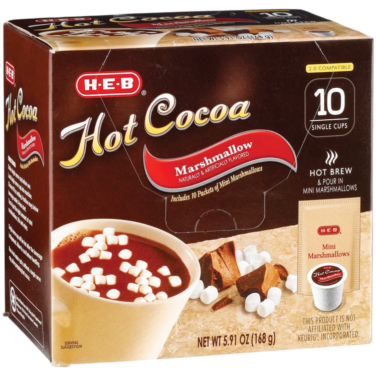 H-E-B Hot Cocoa With Marshmallows Single Serve