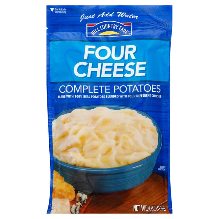 Hill Country Fare Four Cheese Complete Potatoes