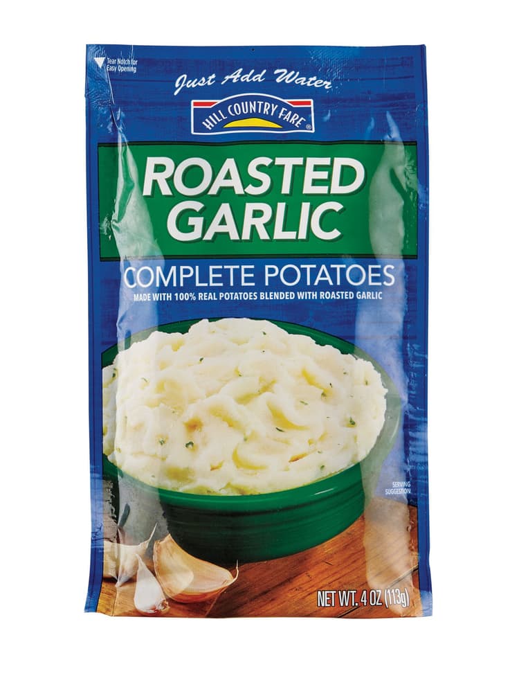 Hill Country Fare Roasted Garlic Complete Potatoes
