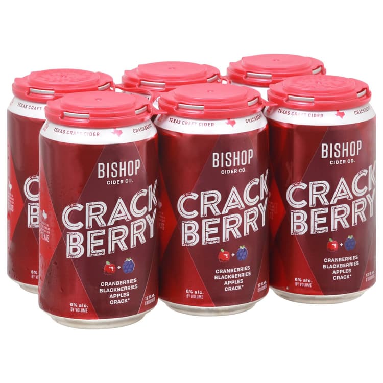 Bishop Crackberry Cider In Cans