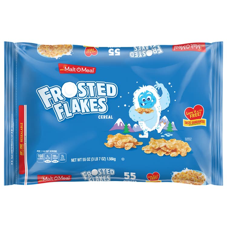 Malt-O-Meal Frosted Flakes Cereal Bag