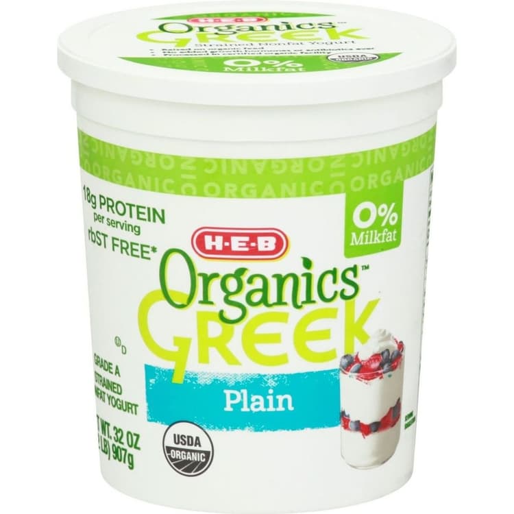 H-E-B Organics Plain Greek Yogurt