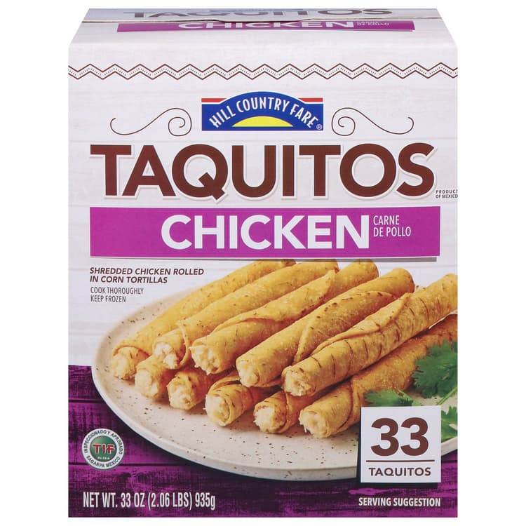 Hill Country Fare  Taquitos - Chicken