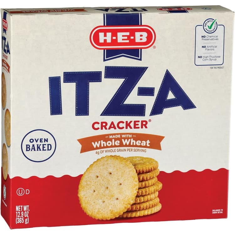 H-E-B Whole Wheat Itz-A Crackers