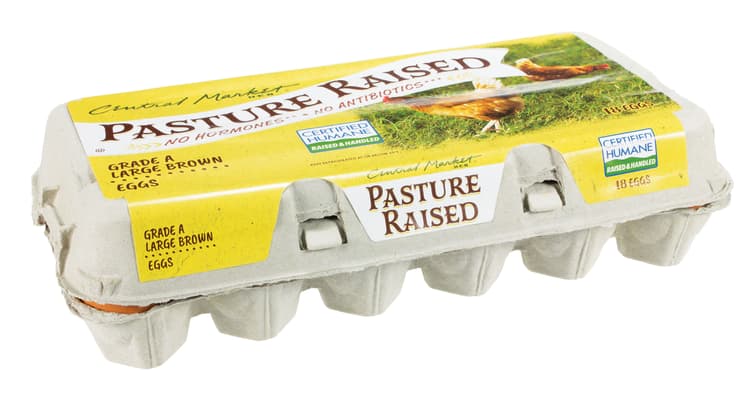 Central Market Pasture Raised Large Brown Eggs