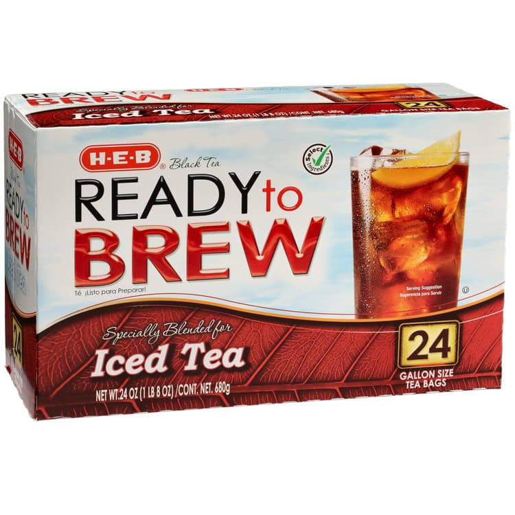 H-E-B Ready To Brew Iced Tea - Gallon Size Black
