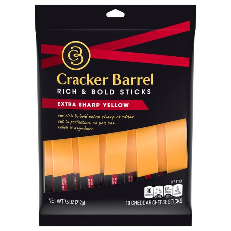Cracker Barrel Yellow Extra Sharp Cheddar Cheese