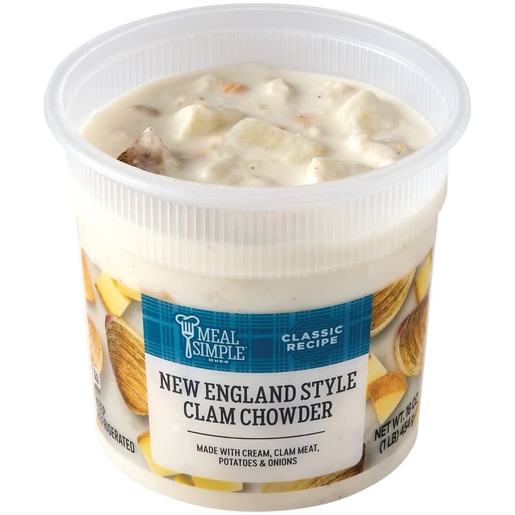 Meal Simple By H-E-B New England Style Clam Chowder Soup
