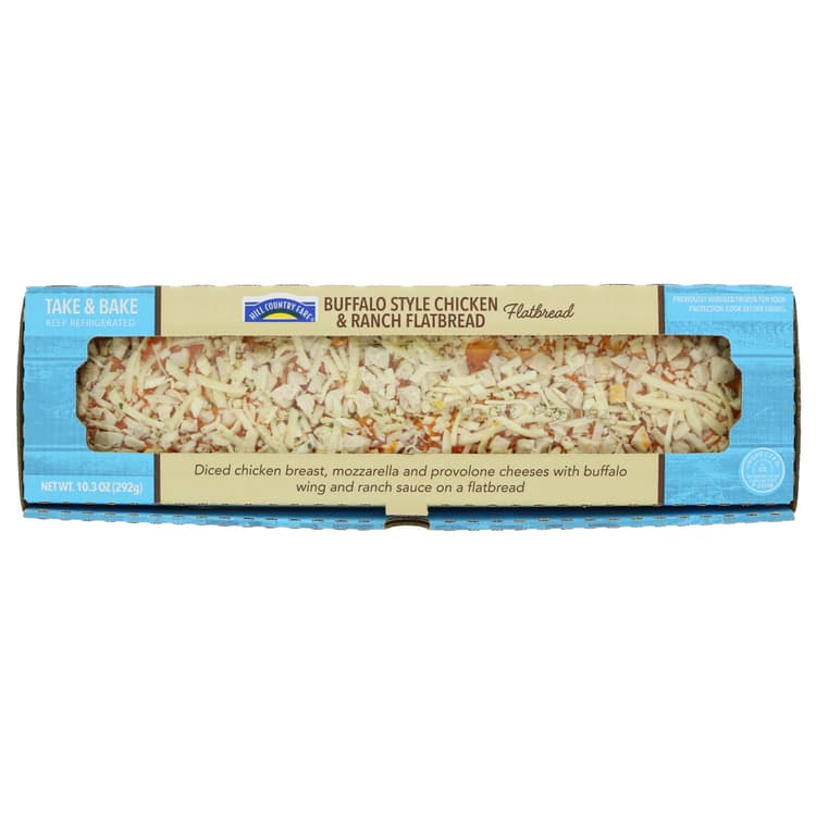Hill Country Fare Buffalo Style Chicken & Ranch Flatbread Pizza