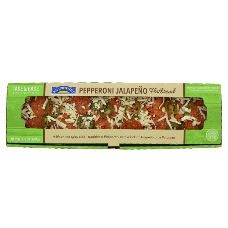 Hill Country Fare Pepperoni Jalapeno Flatbread Pizza