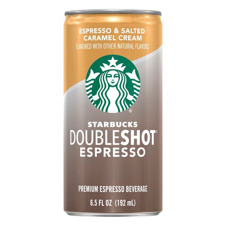 Starbucks Doubleshot Espresso Beverage Espresso & Salted Caramel Cream