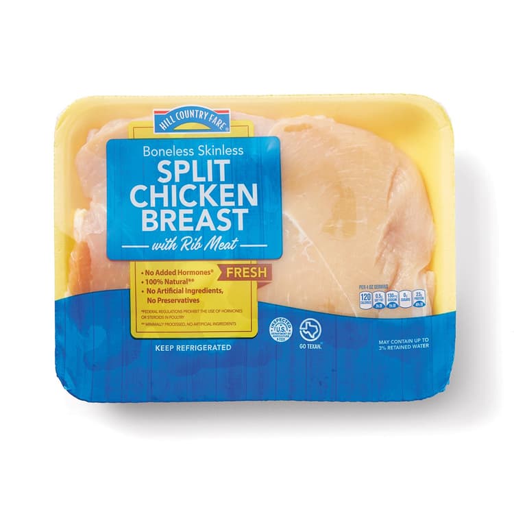 Hill Country Fare Boneless Split Chicken Breasts