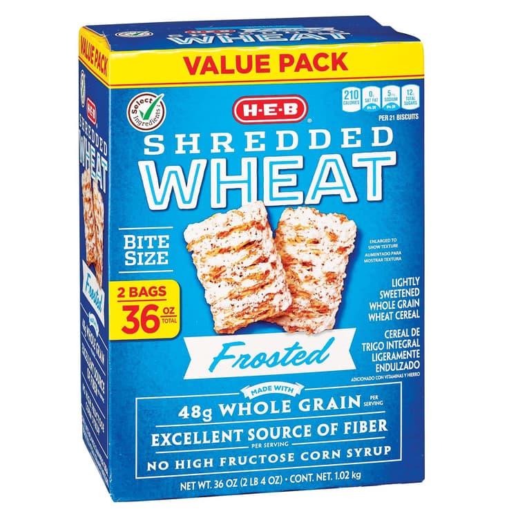 H-E-B Frosted Shredded Wheat Value