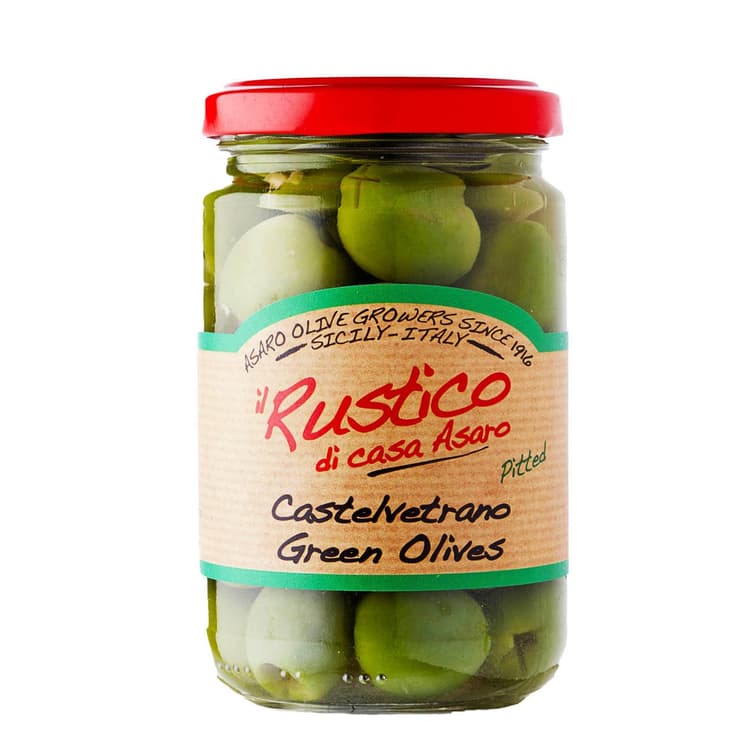 Il Rustico Di Casa Asaro Pitted Castelvetrano Green Olives