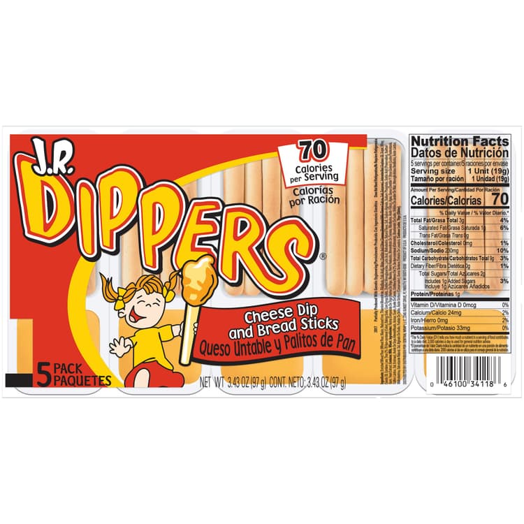 Jr Dippers Cheese Dip & Bread