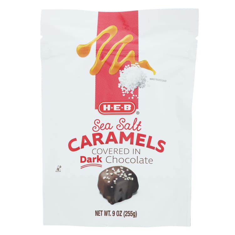 H-E-B Dark Chocolate Sea Salt Caramel