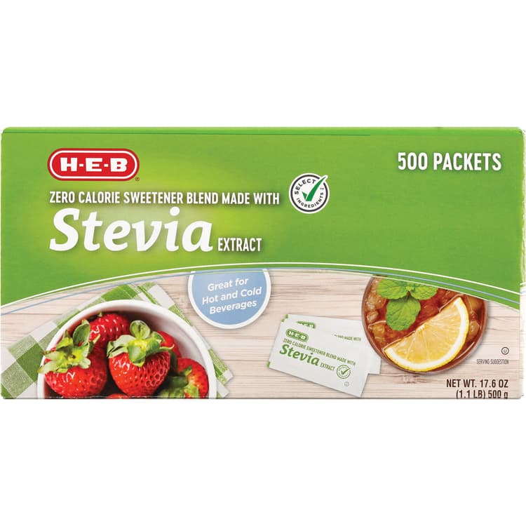 H-E-B Stevia Extract Packets Value