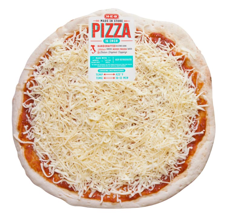 H-E-B Made Fresh In Store Cheese Pizza