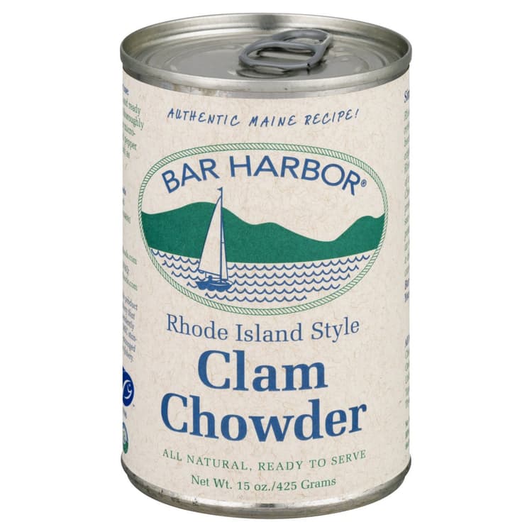 Bar Harbor Rhode Island Style Clam Chowder