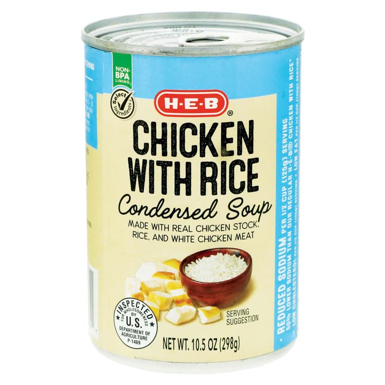 H-E-B Chicken With Rice Condensed Soup