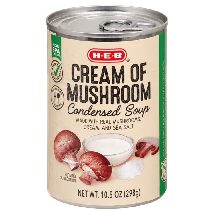 H-E-B Cream Of Mushroom Condensed Soup