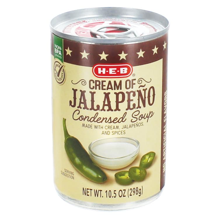 H-E-B Cream Of Jalapeno Condensed Soup