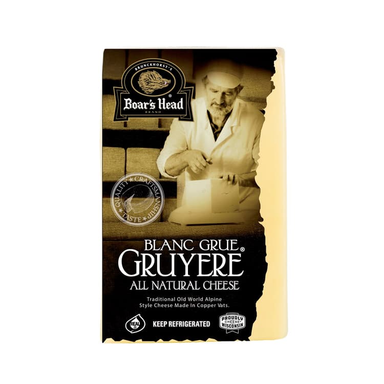 Boar'S Head Deli-Sliced Blanc Grue Gruyere Cheese
