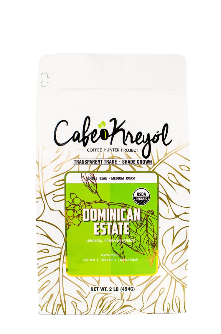 Cafe Kreyol Dominican Estate Medium Roast Whole Bean Coffee