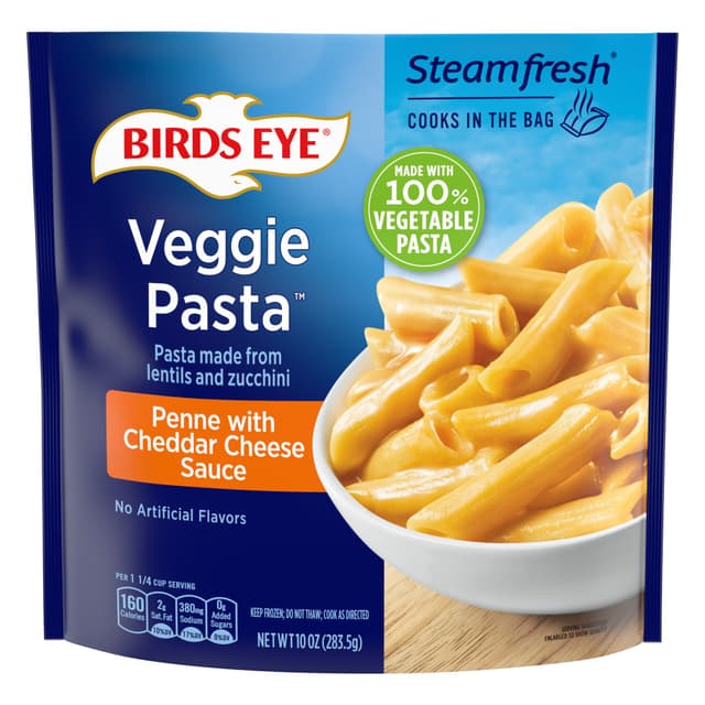 Is it Pescatarian? Birds Eye Veggie Pasta Penne With Cheddar Cheese Sauce