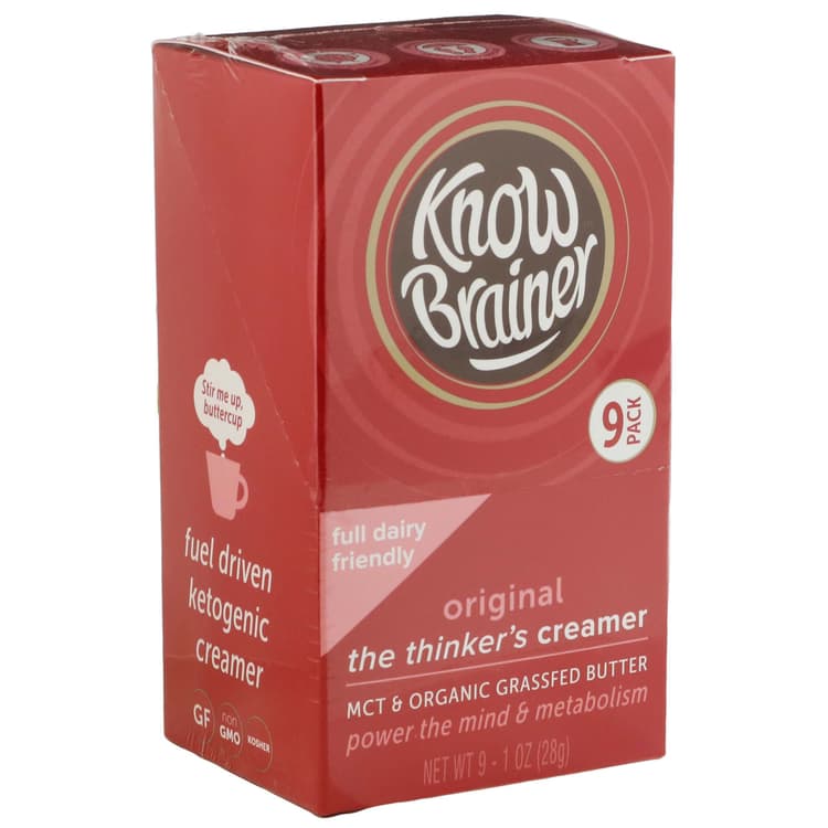 Know Brainer Full Dairy Original Liquid Coffee Creamer Singles