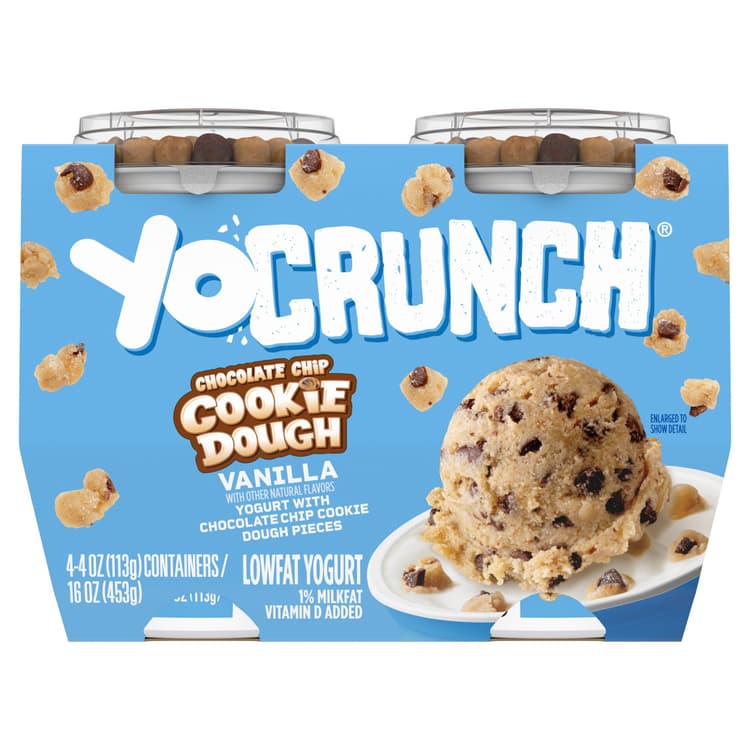 Yocrunch Low-Fat Vanilla With Cookie Dough Yogurt