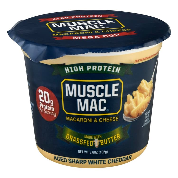 Muscle Mac Protein White Cheddar Mac & Cheese