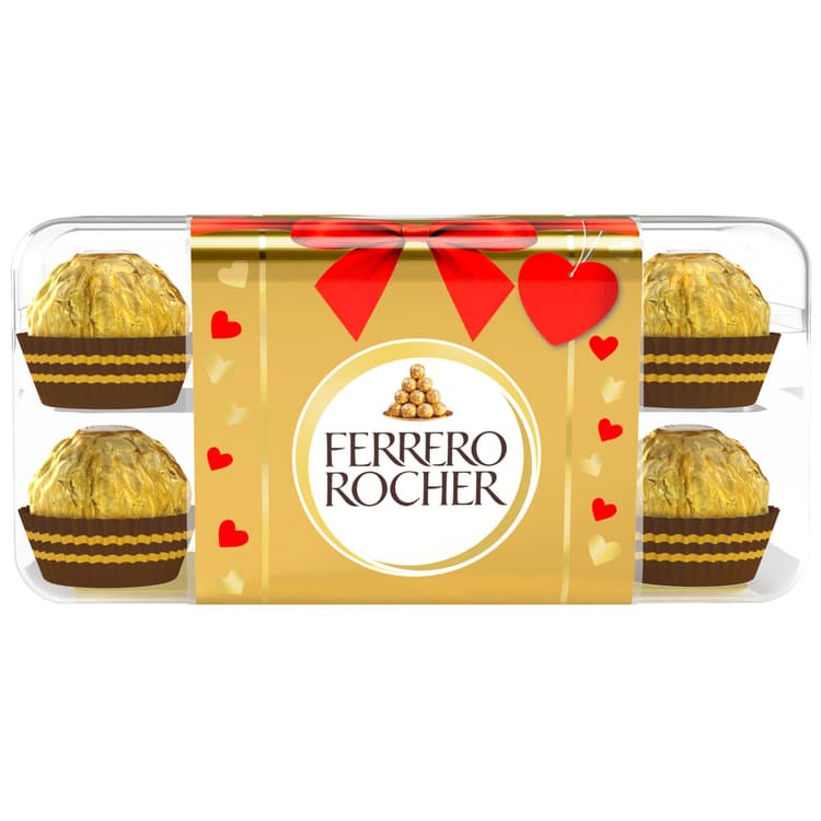 Ferrero Rocher Fine Hazelnut Chocolates With Valentine Gift