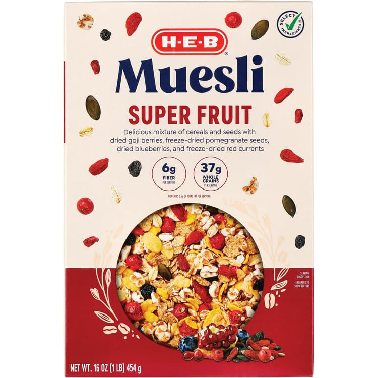 H-E-B Multifit Super Fruit Muesli